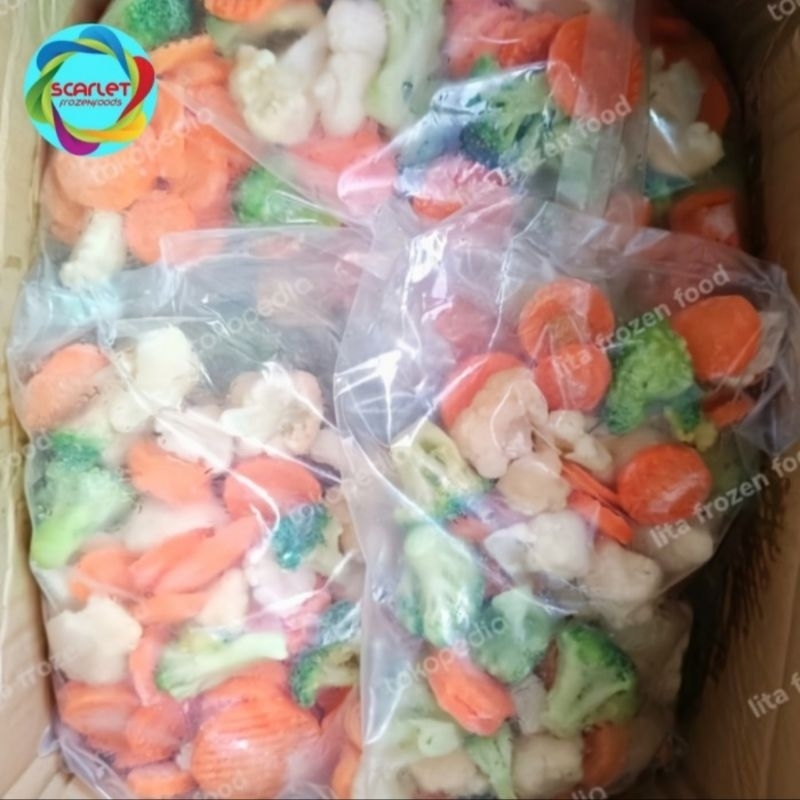 

Vegetables Mix Capcay Frozen Sayuran Beku Capcai Capchai Cap Cai 1 kg