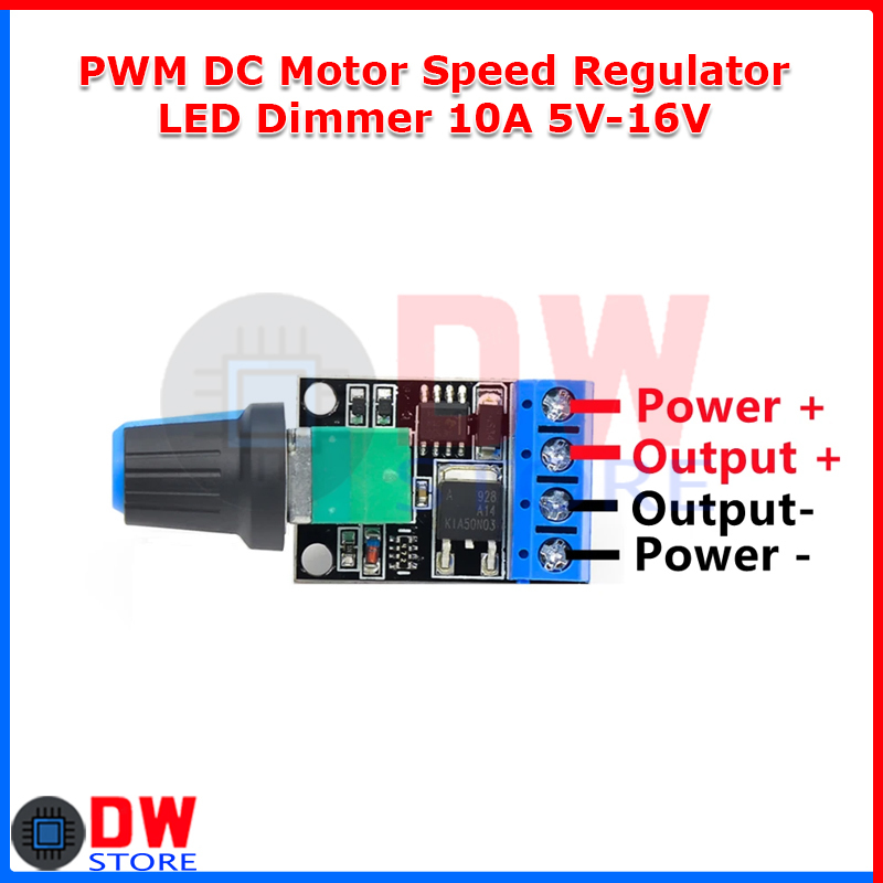 Adjustable PWM DC Motor Speed Controller DC 5V 12V 16V 10A LED Dimmer