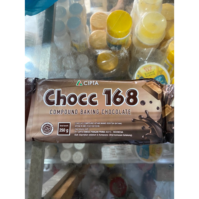 

CHOCC 168 COMPOUND BAKING CHOCOLATE COKLAT BATANGAN 250 GRAM