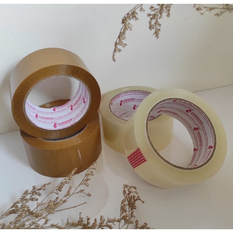 

Lakban OPP GoldTape 100 Yard Bening & Coklat