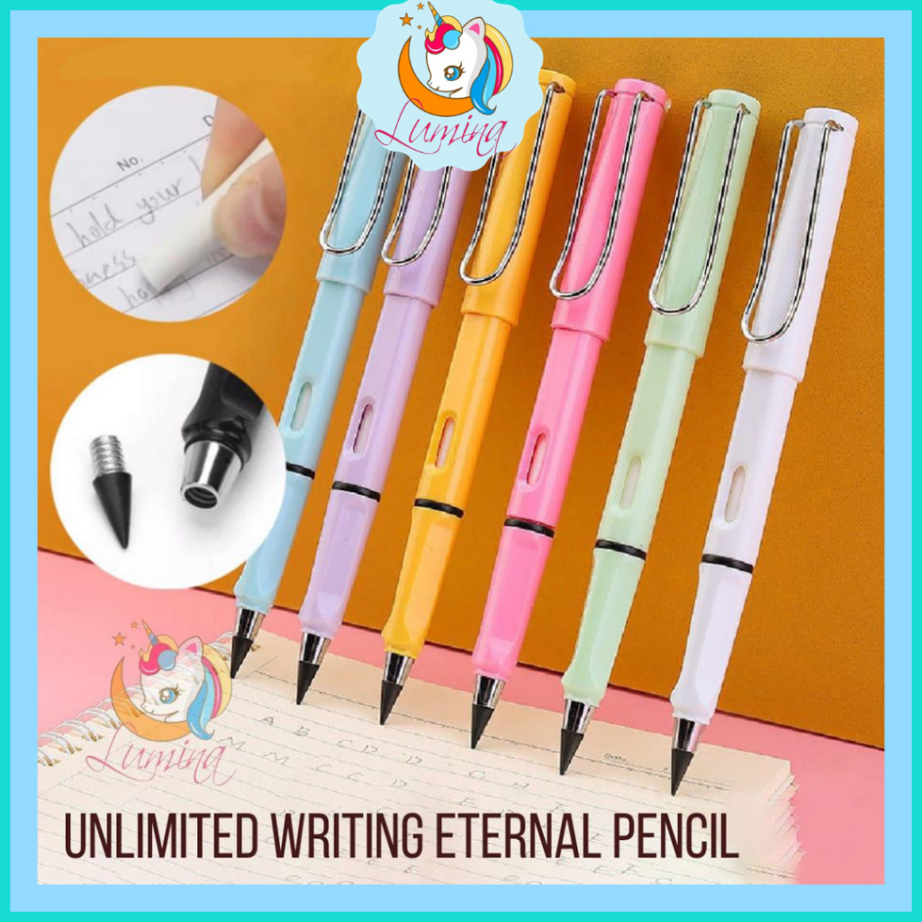 

Pensil Eternal Ajaib No Sharpen Tanpa Batas Pencil Unlimited Premium Erasable