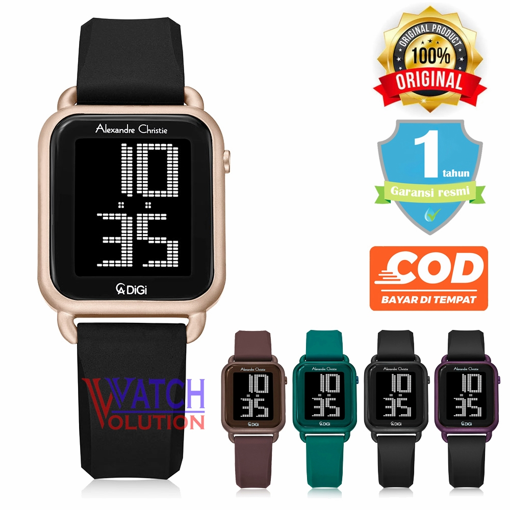 Jam Tangan Wanita Alexandre Christie AC 9332 LH Original Digital