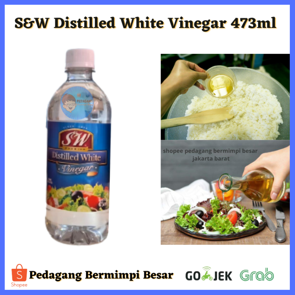 

S&W Distilled White Vinegar 473m/ Chuka Putih