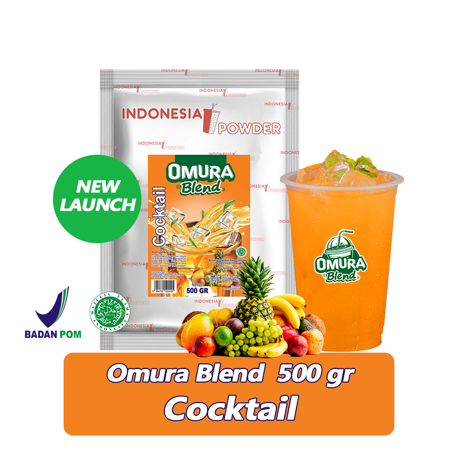 

Bubuk Minuman Premium Rasa Cocktail / Cocktail Mix Gula Varian 1KG NUSANTARA POWDER - BLEND