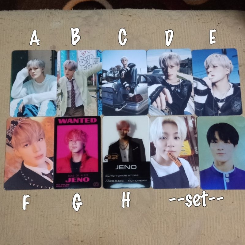 [SERBA 20K] JENO QR ISTJ PHOTOCARD OFFICIAL NCT