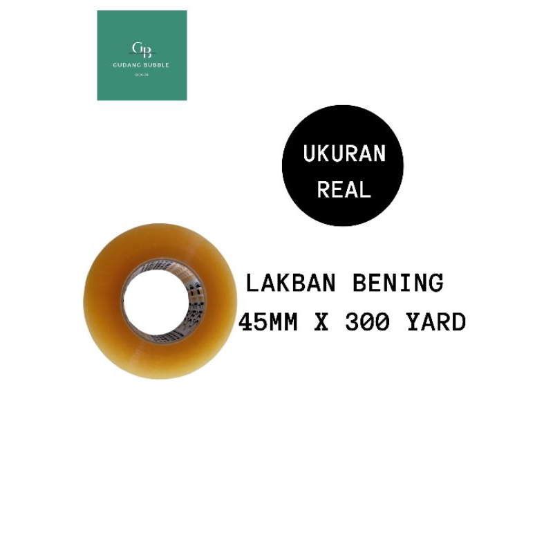 

LAKBAN BENING 45MM X 300YARD REAL