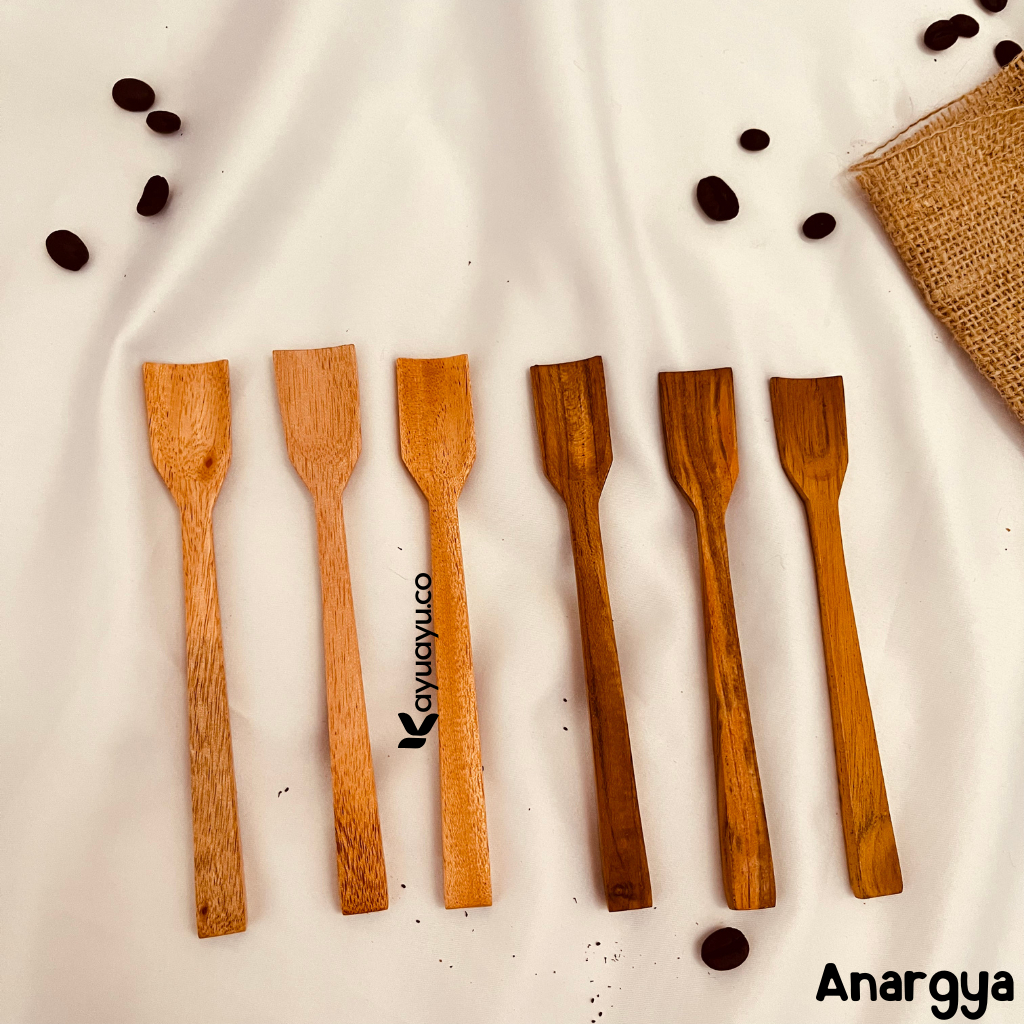 SENDOK KAYU KOREA / SENDOK KAYU KECIL / SENDOK KAYU PANJANG / SENDOK UNIK / SENDOK BUMBU / SENDOK KE