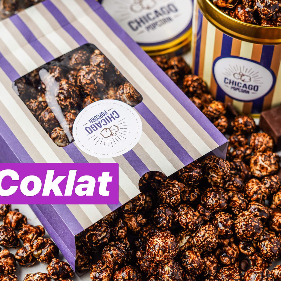 

Stok Banyak Chicago Popcorn Medium, 220 gr, Freshly made