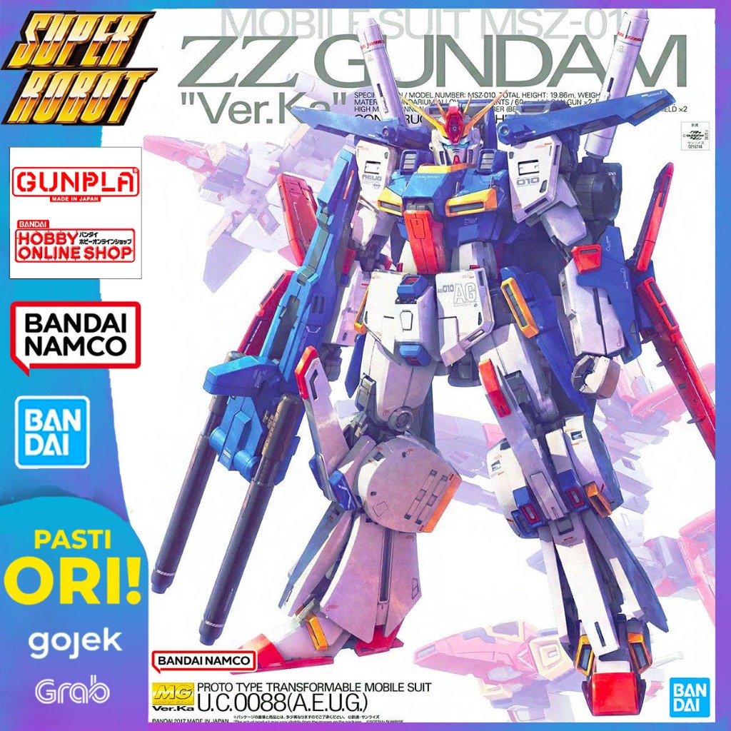 BANDAI MG MSZ-010 ZZ Gundam / Double Zeta Ver Ka