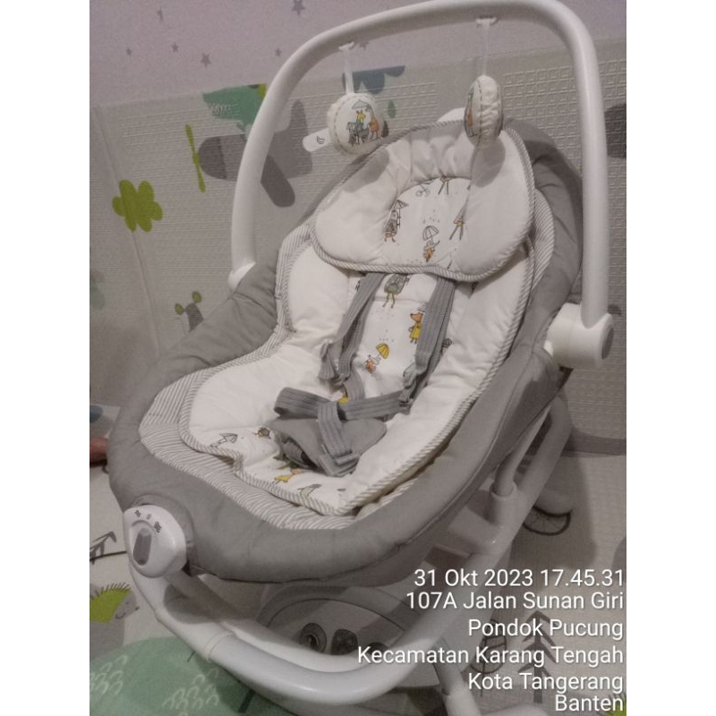 Like New Joie Meet Sansa 2 in 1 Joie Sansa Bouncer Baby Swing Preloved