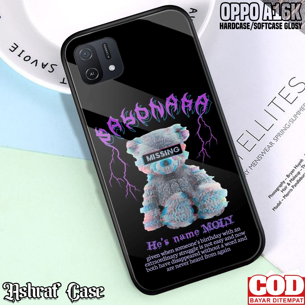 Case Oppo A16K - Casing Oppo A16K ( BNK ) Silikon Hp Oppo A16K - Kesing Hp Oppo A16K - Softcase Glas