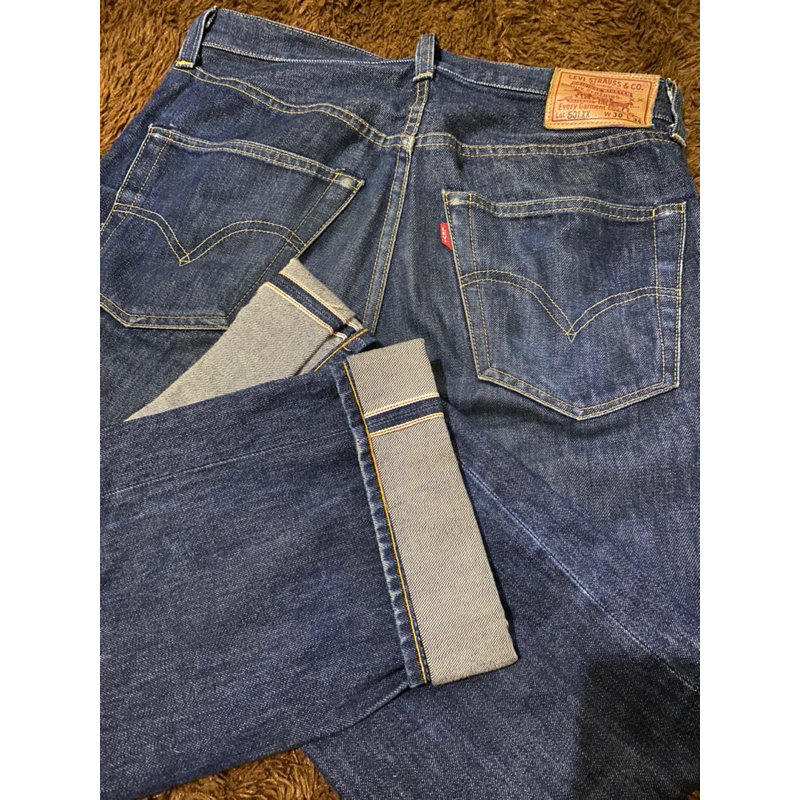jeans levis 501 selvedge redline