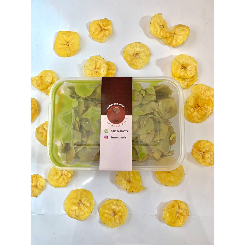 

Banana chips greentea
