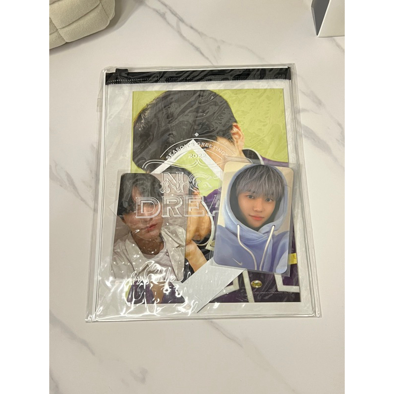 Jaemin Photocard Hoodie Biru Photopack Season’s Greetings 2021 pp sg21 nahood l, Jeno Photopack Seas