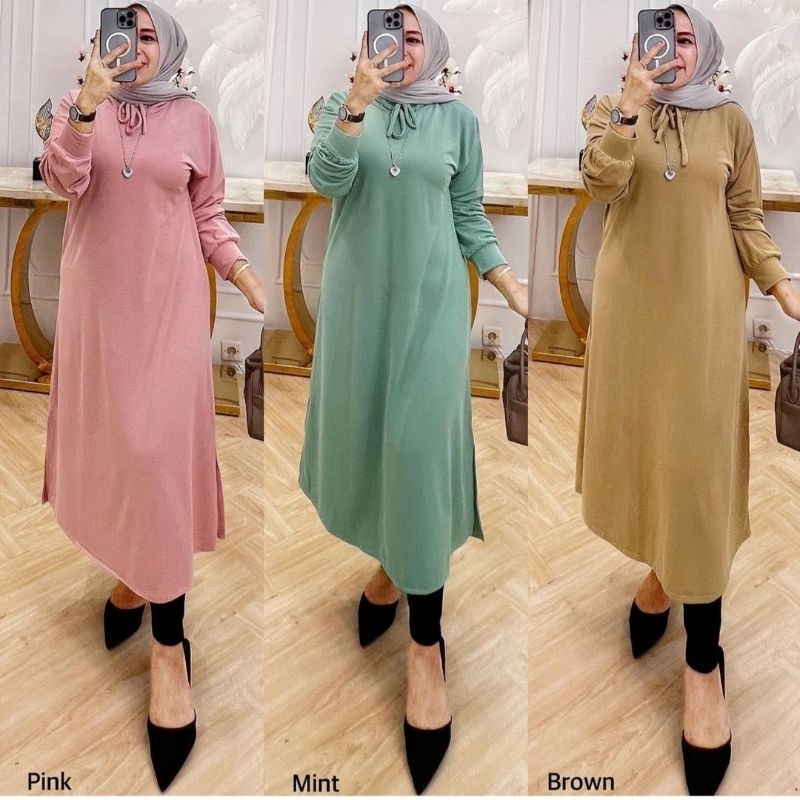 Long Tunik Hoodie/ Long Tunik KUYIFEI