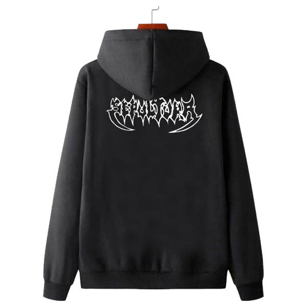 Jaket Hoodie Sepultura Hoodie Sweater Bahan Cotton Fleece