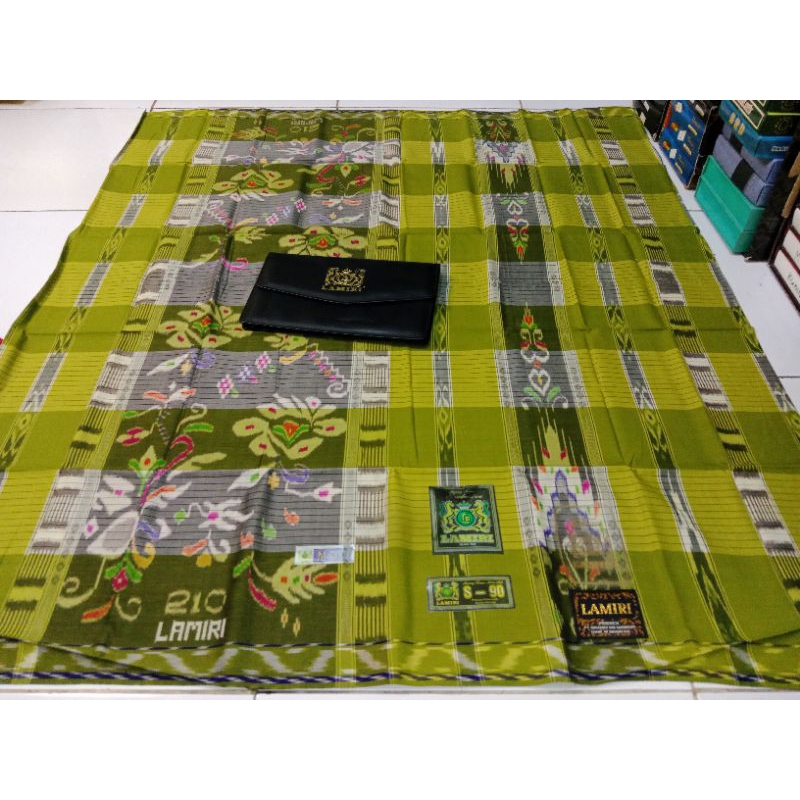 sarung lamiri s90 mgt kotak sutra asli a1 jahit tengah tenun tradisional bisa bayar di tempat