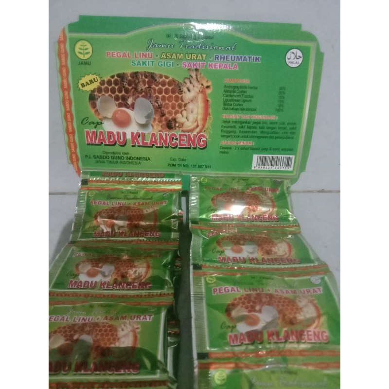 

MADU KLANCENG kapsul 100%original