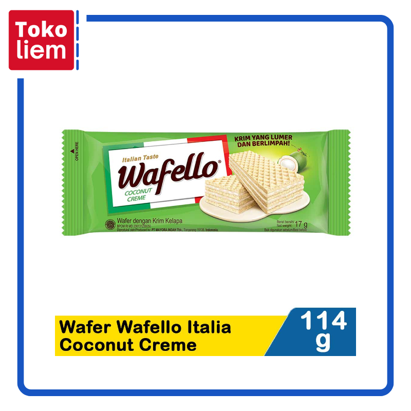 

Roma Wafer Wafello Italia Coconut Creme 114G