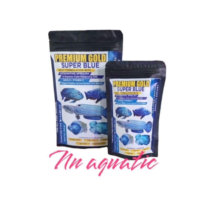 pelet premium gold super blue