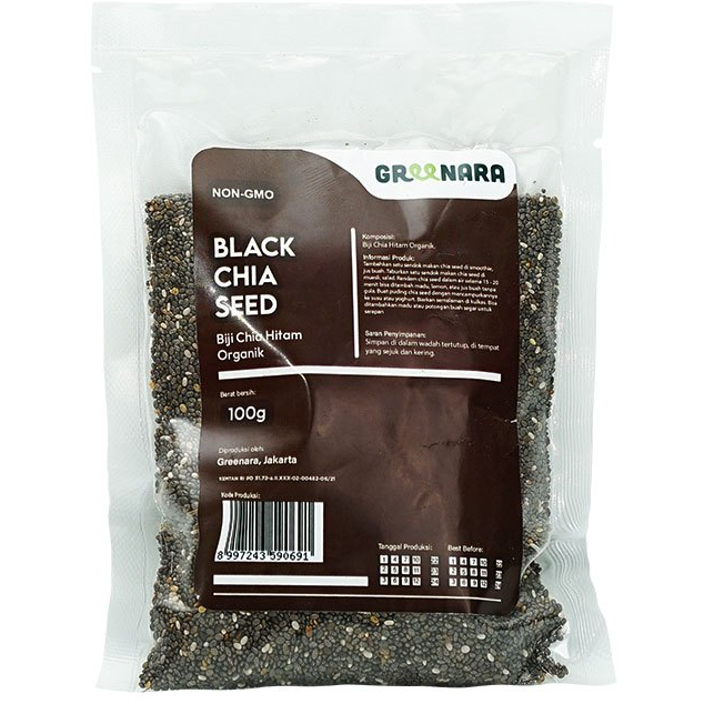 

TLXP9852 Biji Chia Hitam Organik 100gr / Organic Black Chia Seed