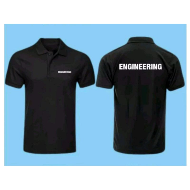 KAOS POLO ENGINEERING SABLON DTF/// POLO SHIRTS
