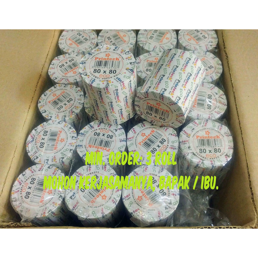 

8.8 Product HOT Kertas Struk Thermal 80x80 Ekonomis