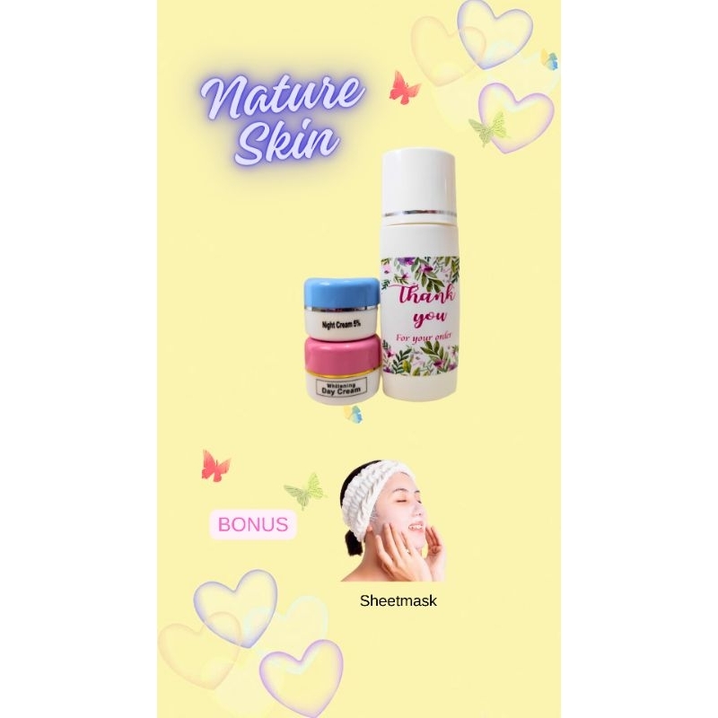 NATURE SKIN "Cream Farma wdc ori utk perawatan wajah yang kusam,berminyak/kering,aman busui/bumil"