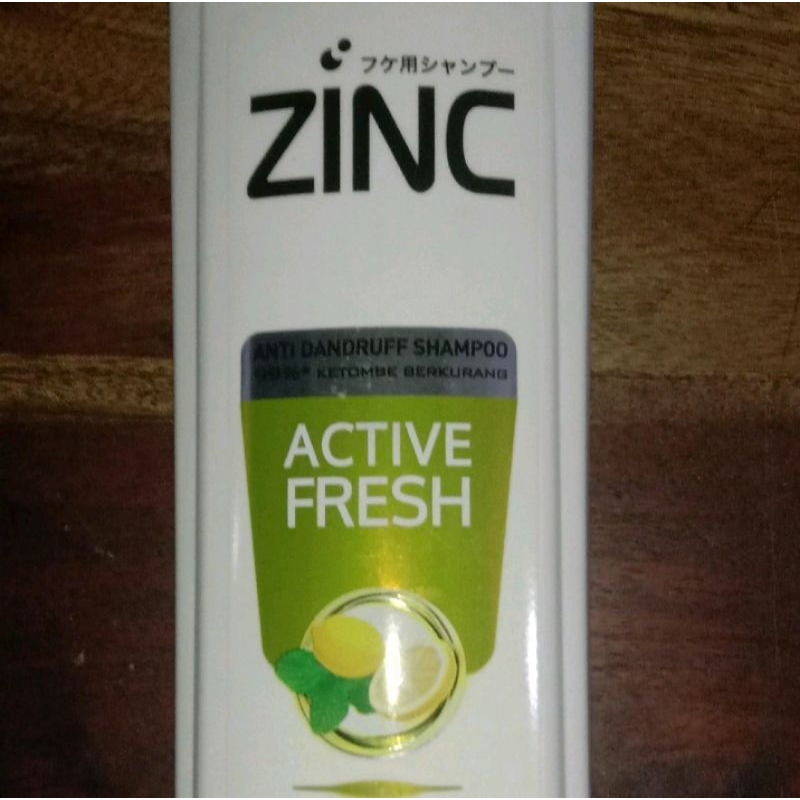 Zinc Shampoo Active Fresh 340Ml, Zinc Shampoo Active Fresh 340Ml, Zinc Shampoo Hair Fall Treatment 3