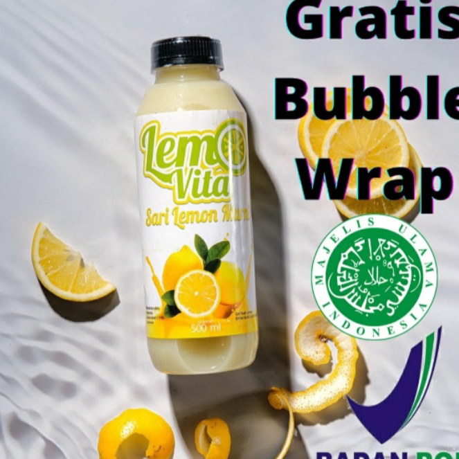 

NRNZ9123 BPOM 500ml Lemovita Fresh Sari Lemon Jus Murni 100% Tanpa Pengawet