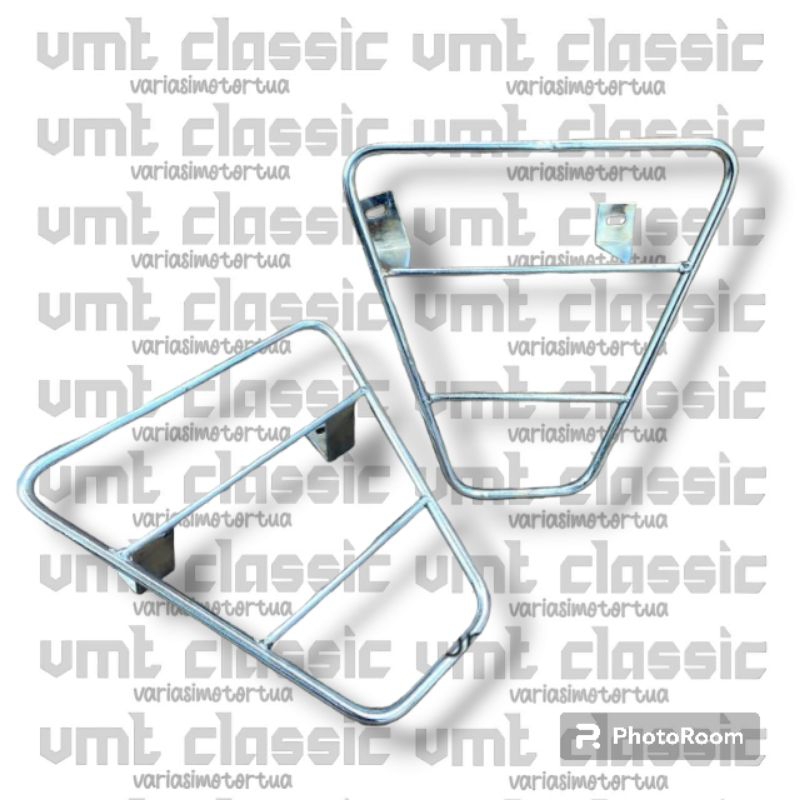 Dudukan tas begel samping honda win win100 side bag samping honda win100
