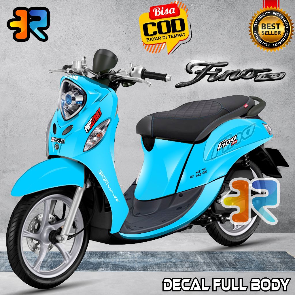Decal Fino 125 New Stiker Full Body Variasi Desain Polos
