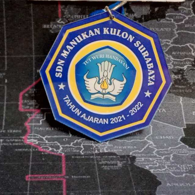 

MEDALI WISUDA,PELULUSAN SEKOLAH,TK/SD/SMP/SMA/SMK, STAINLES CUSTOM