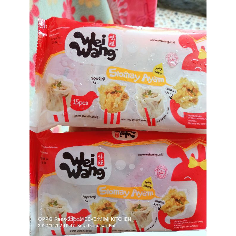 

WEI WANG SIOMAY AYAM 15BJ