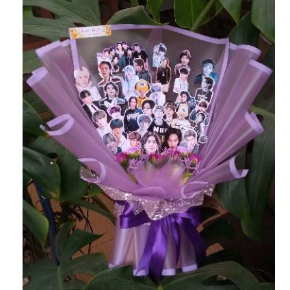 Buket Foto Custom | BTS | K-Pop | Blackpink | Photocard | Polaroid | hadiah kado