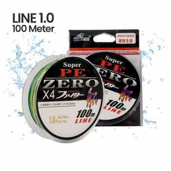 Senar PE pancing Benang Tali Pancing Super PE Braided Line 100M senar pancing kuat