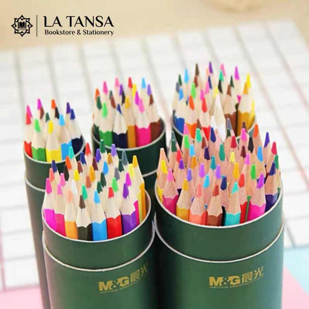 

M&G Hexagon Color Pencil Tidak beracun Oil-based Pensil Warna Tidak Mudah Patah Tidak Beracun