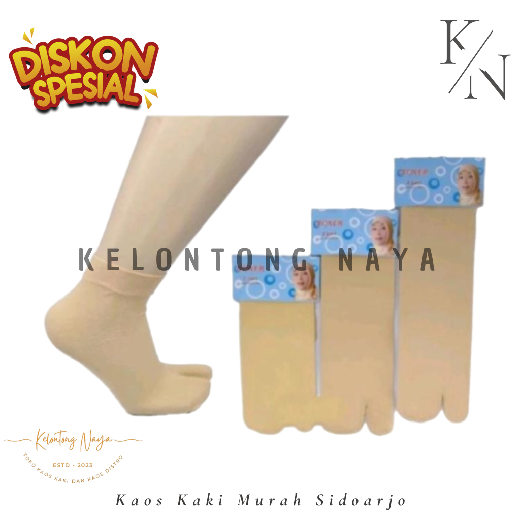 Kaos Kaki Stocking 2 Jari Wanita