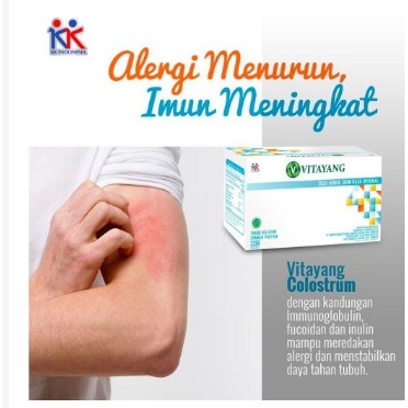 

Vitayang Susu Skim Bubuk (Colostrum) 1 box isi 15 sache