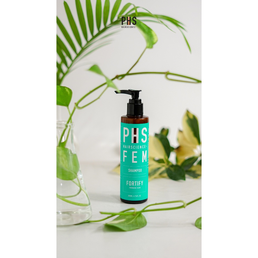 PHS Hairscience FEM Fortify Shampoo For Hair Loss