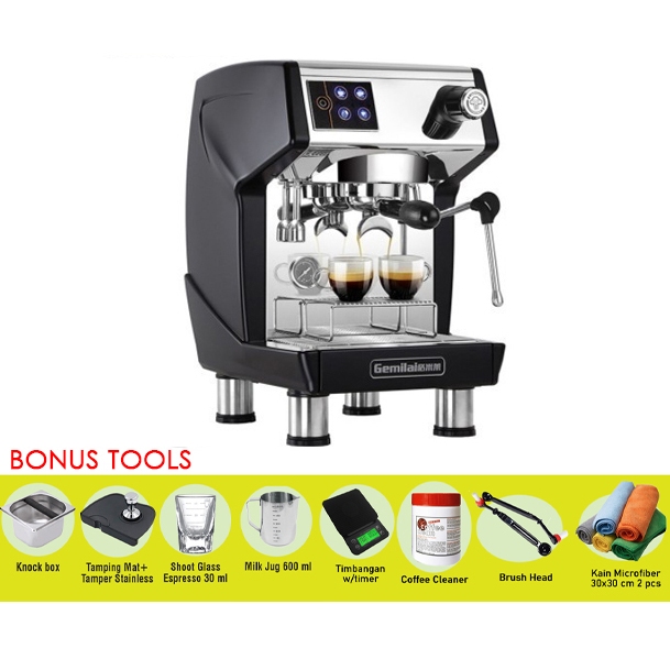 Mesin Kopi Espresso GEMILAI 3200D + TOOLS