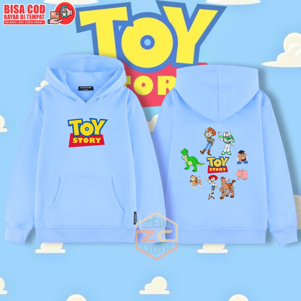 Jaket Hoodie Anak Toy Story / Sweater Hoodie Anak Toy Story