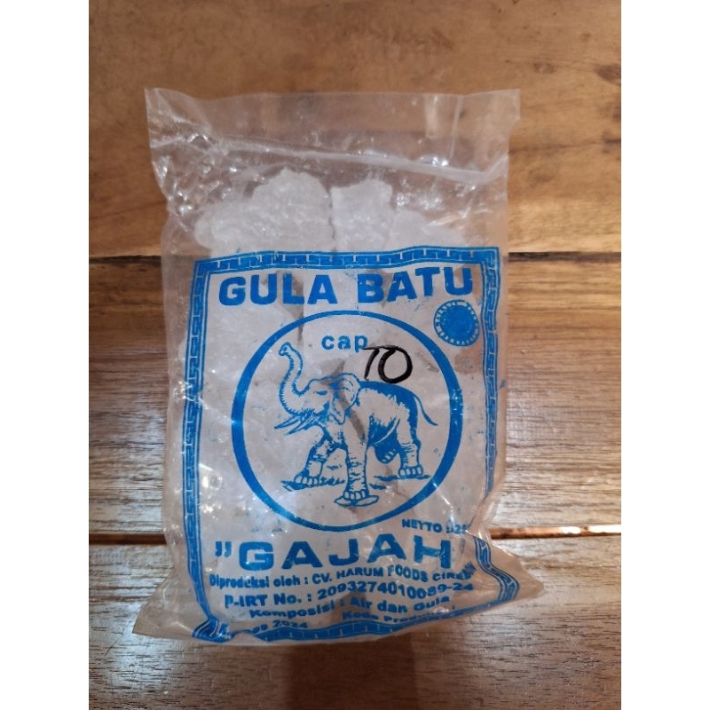 

Gula Batu cap Gajah 250 g