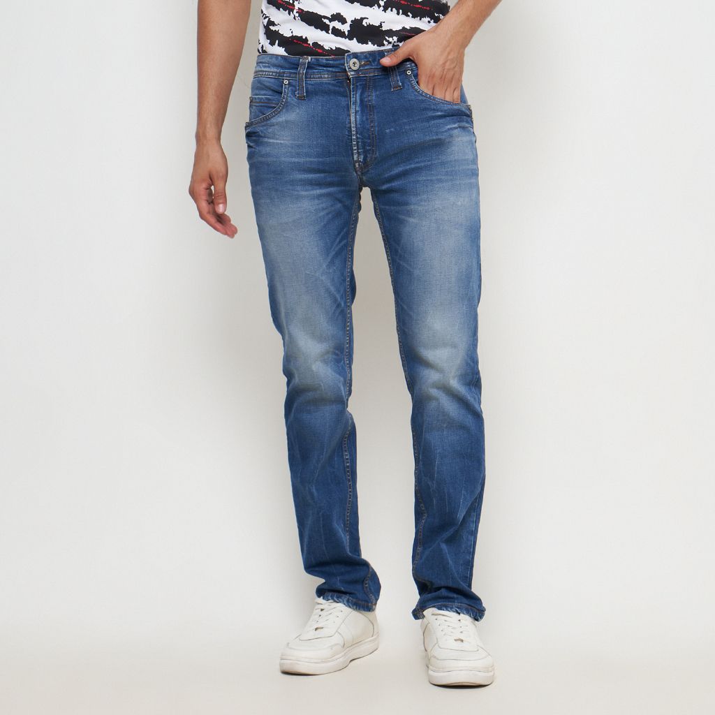 GABRIELLE Celana Panjang Denim Pria Slim Fit BBRD105V0823