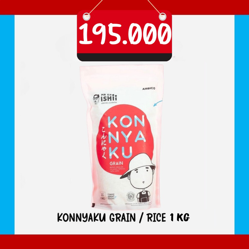 beras konyaku / KONYAKU GRAIN 1kg