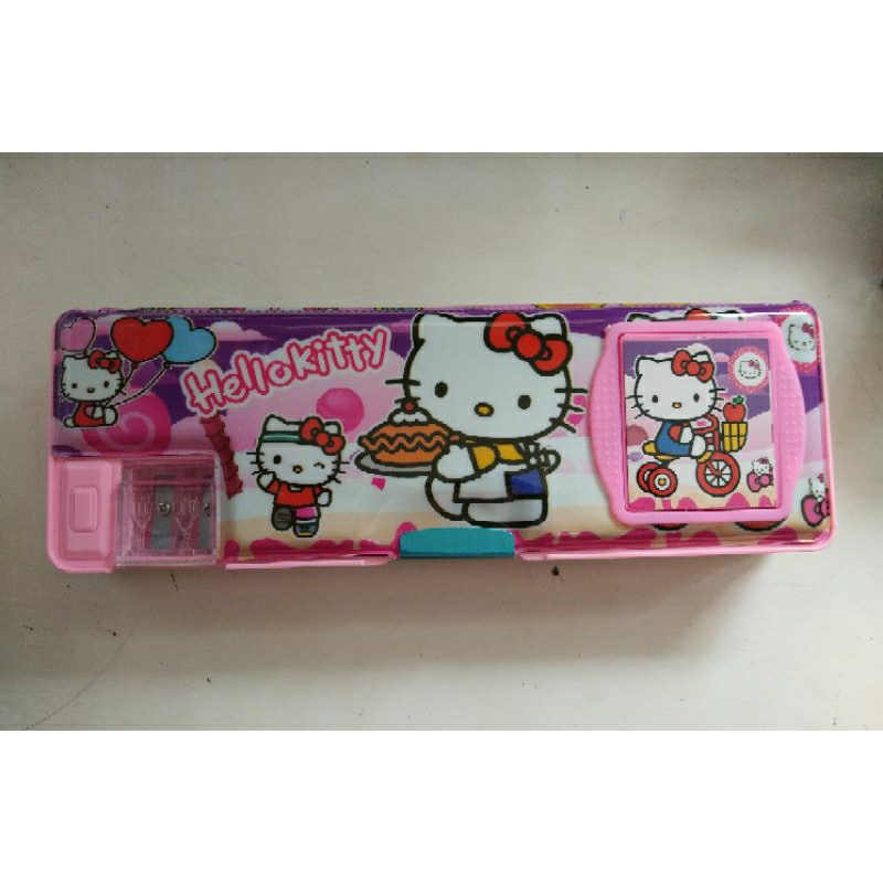 

tempat pensil/kotak pensil anak magnet kalkulator serutan