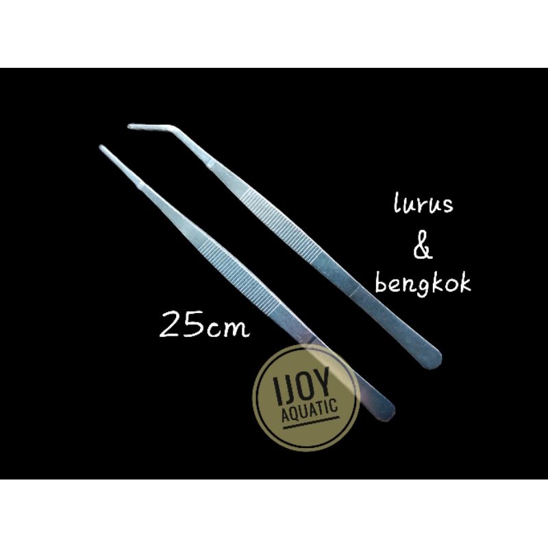 PINSET / tweezer pinset aquascape reptil 25cm