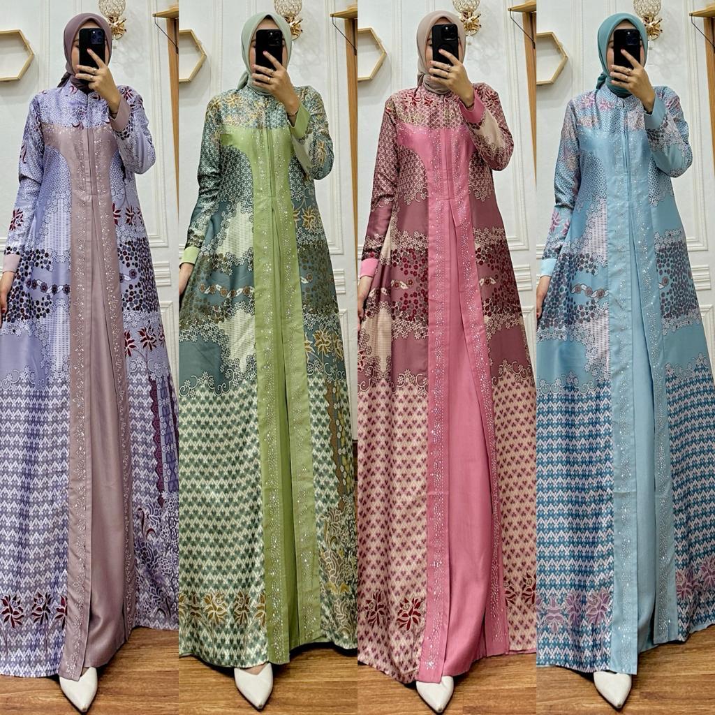 GAMIS  SATIN SILK YAREN//GAMIS TERLARIS//GAMIS PESTA//GAMIS TERBARU//GAMIS ORIGINAL//GAMIS MEWAH