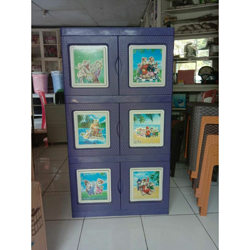 Lemari Pakaian Susun 4 Jumbo Bestar