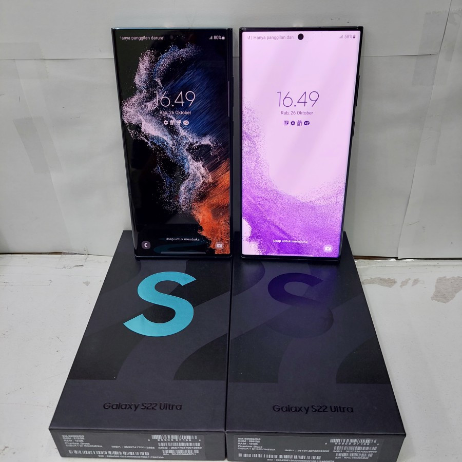 Samsung S22 Ultra 5G 12/512GB Second Fullset Garansi Resmi SEIN